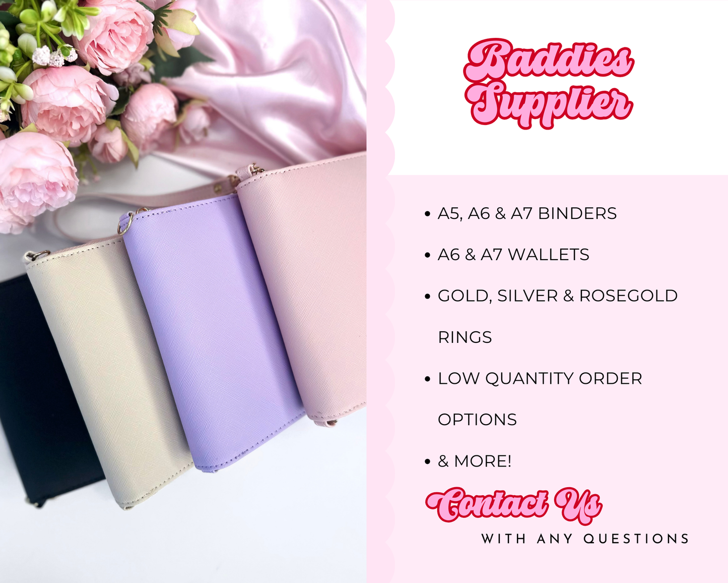 Baddies & the Bag Binder & Wallets Supplier