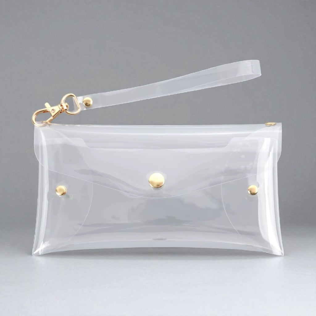 Khloe Crystal Clear Bank Bag