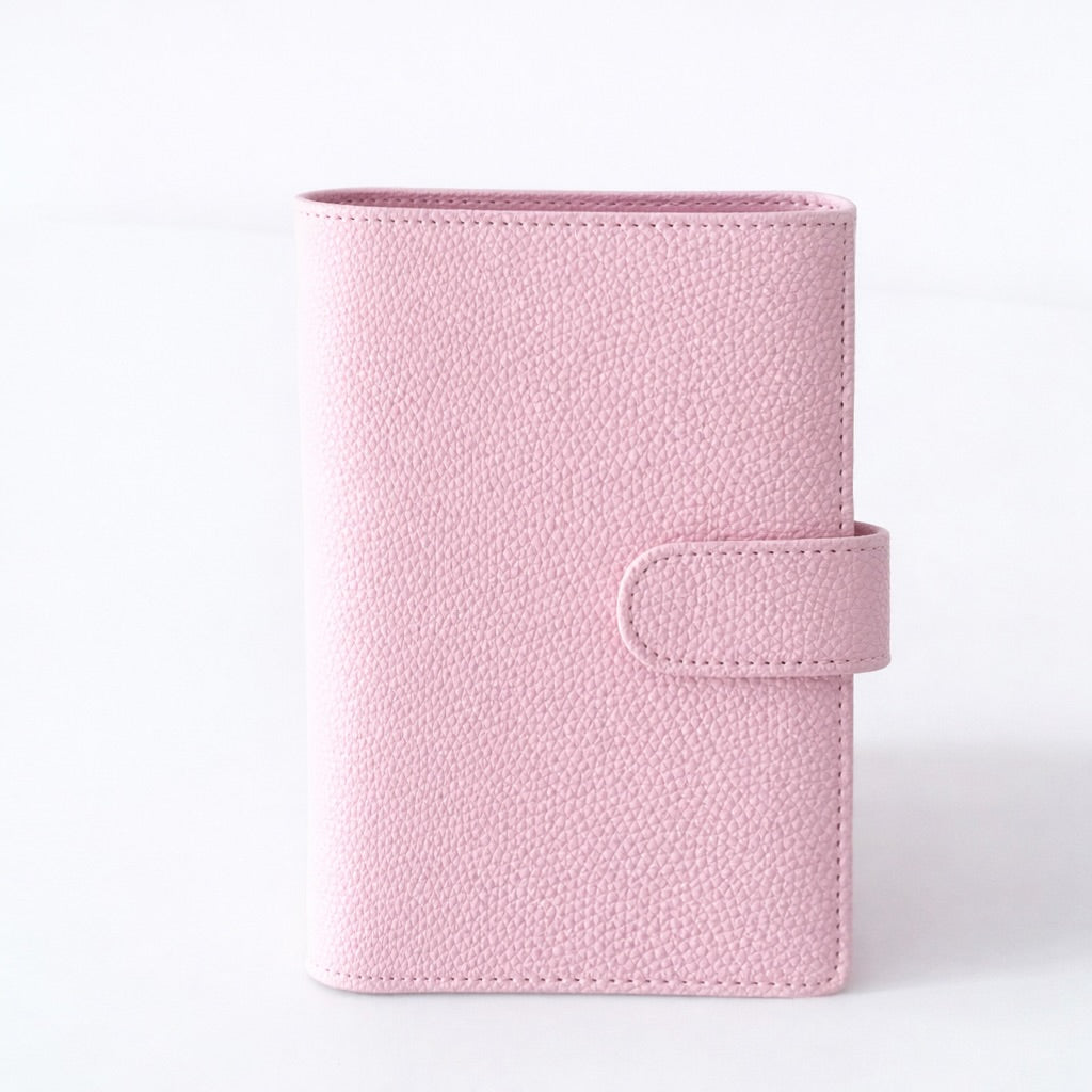 Baby Pink Pebble A6 Binder