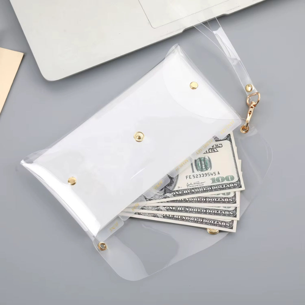 Khloe Crystal Clear Bank Bag