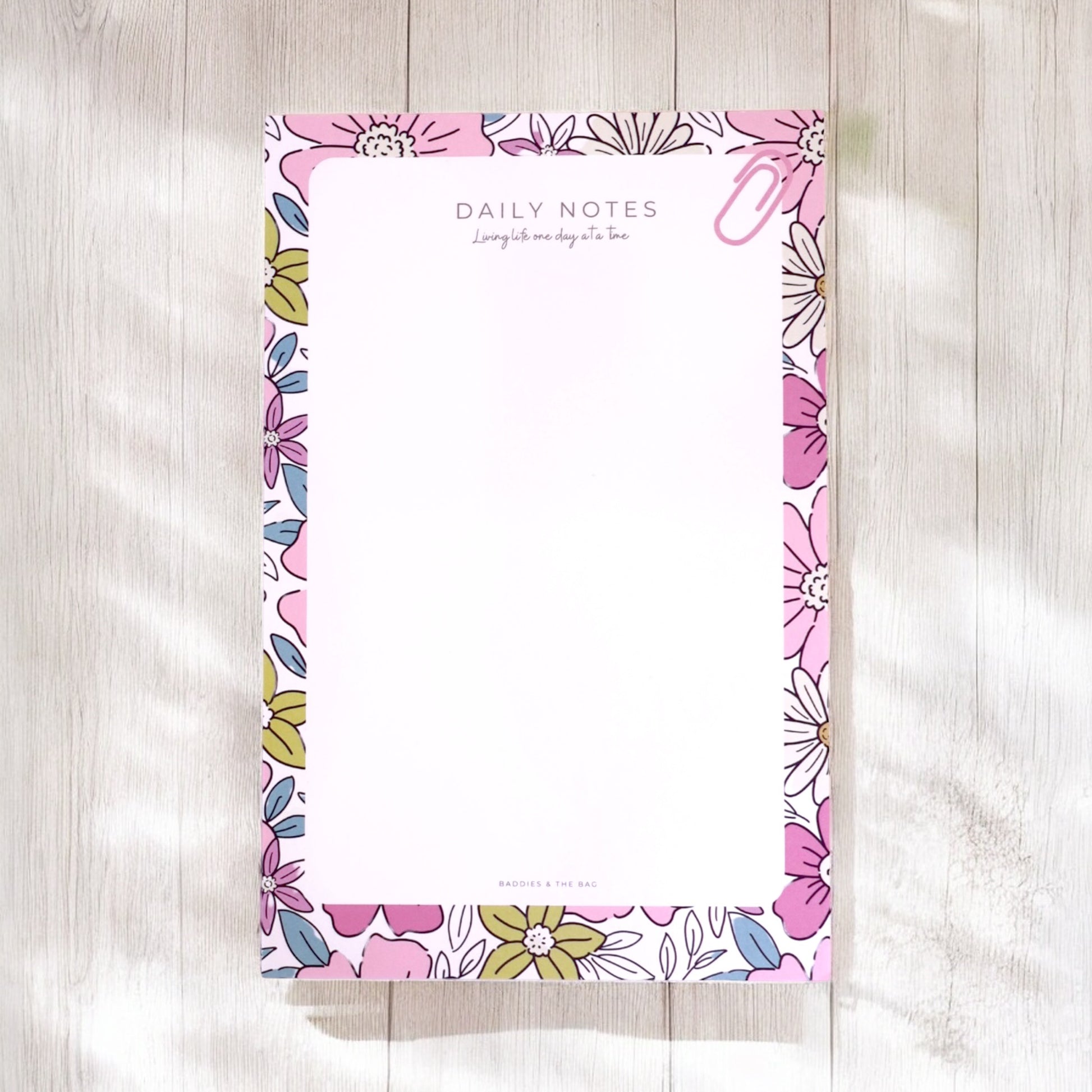 Floral Notepad