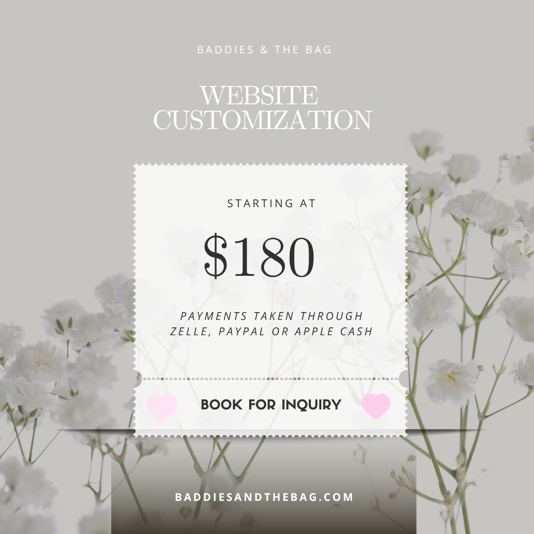 Website Customization Inquiry