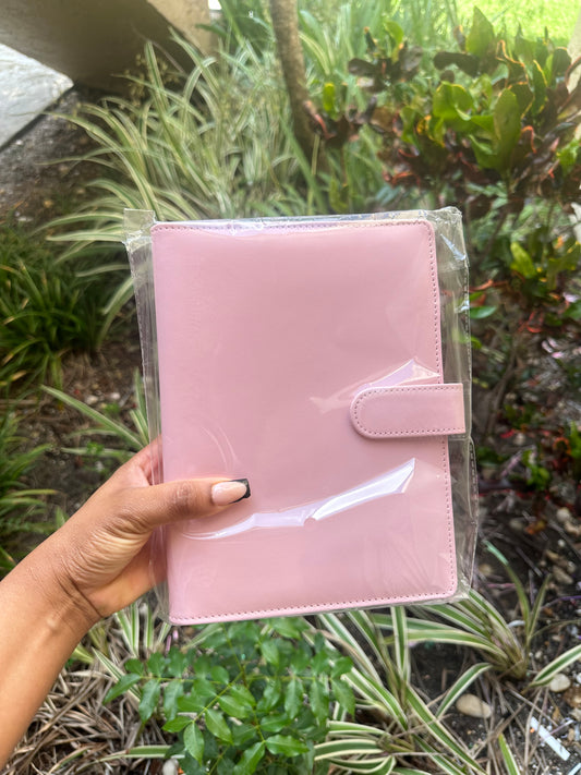 A5 Pink Binder Only (No Label Printed on)
