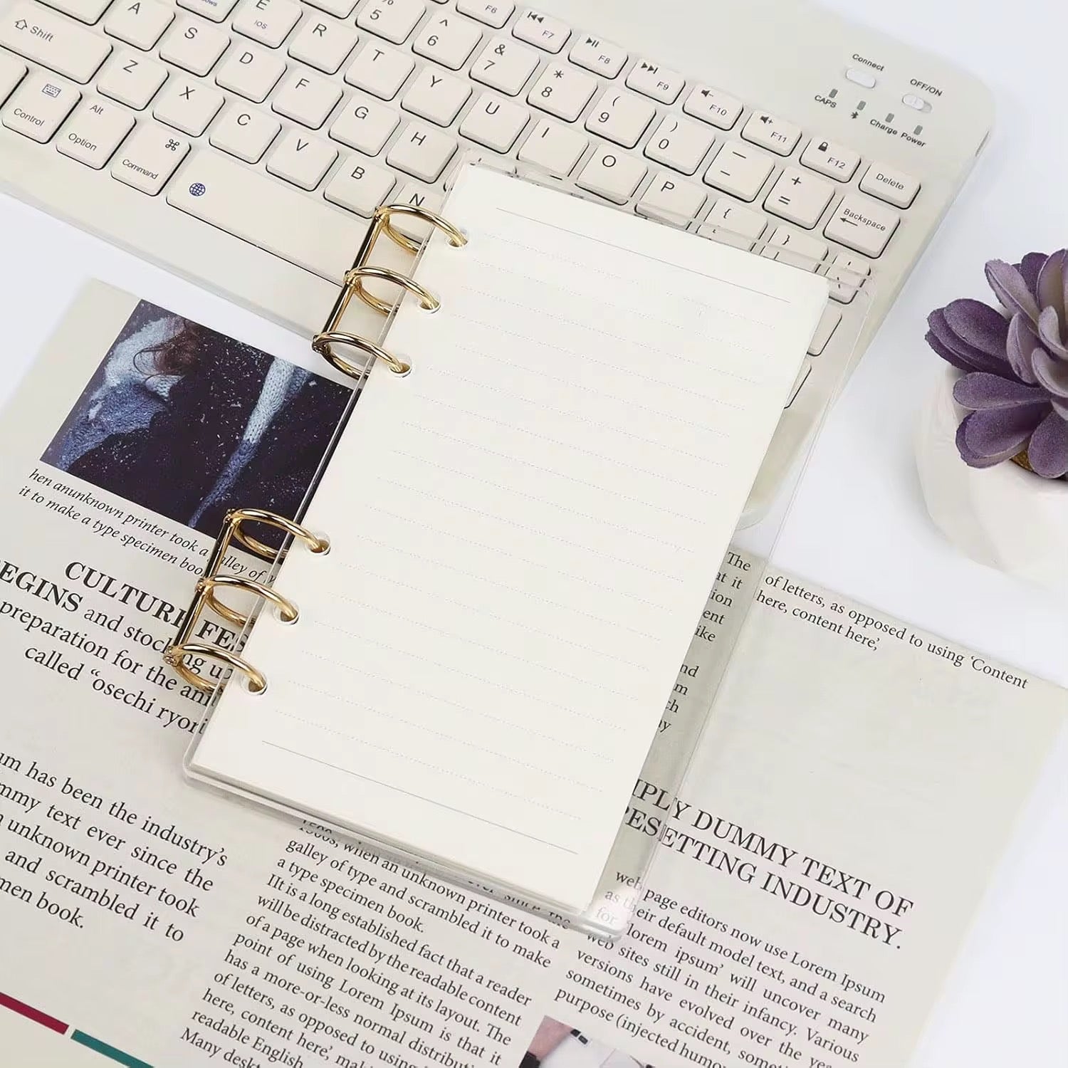 Keira Clear Acrylic Binder Bundle