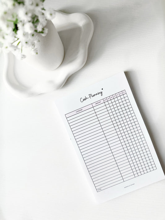 Cash Planning NotePad