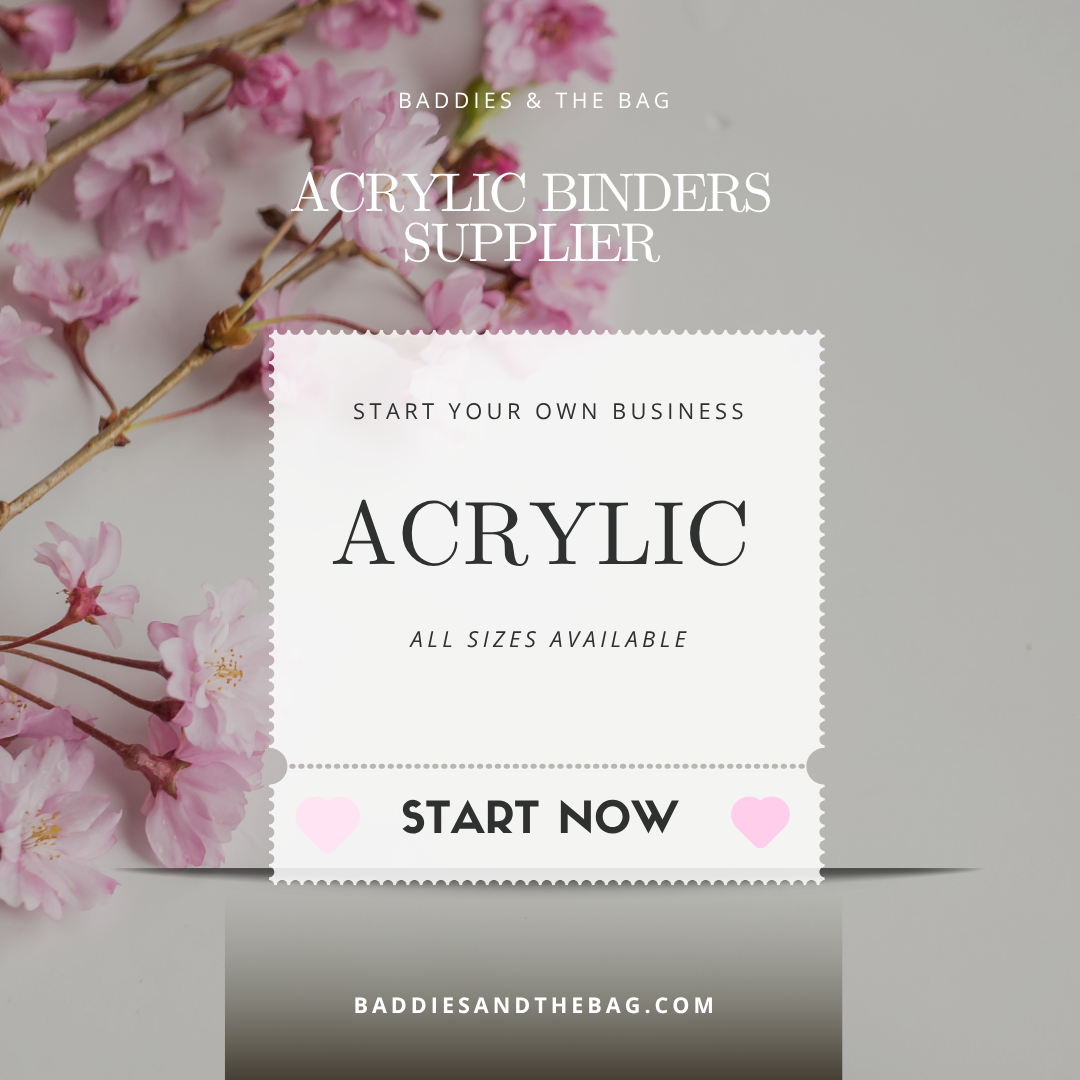 Acrylic Binders Supplier ( All sizes)