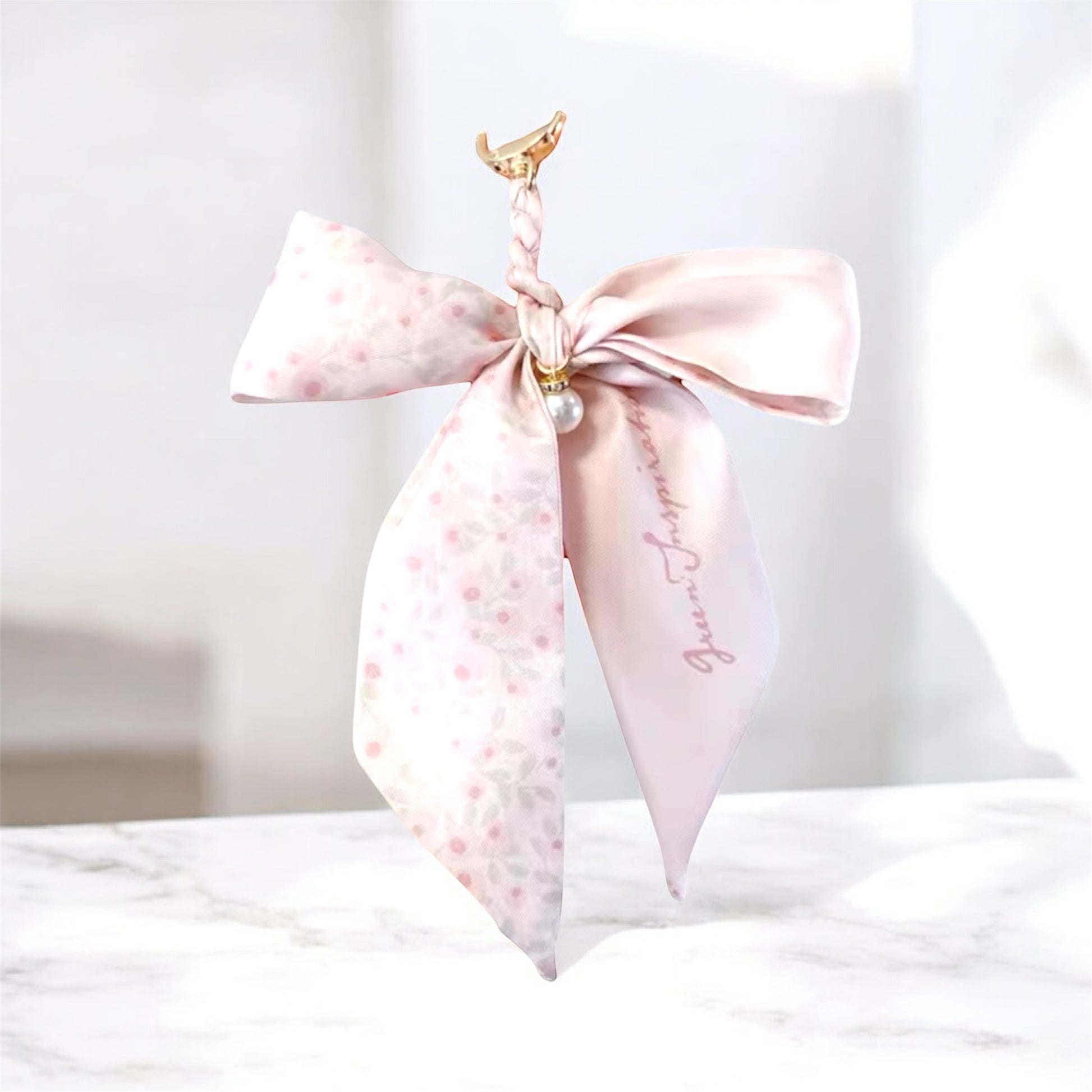 Couture Ribbon Scarf Charm