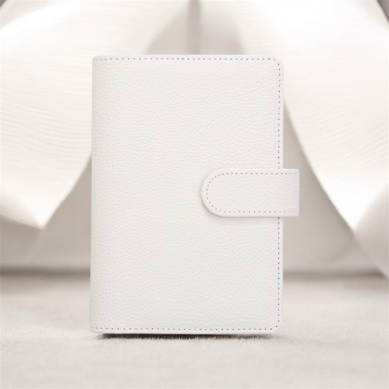 Off White Pebble A6 Binder