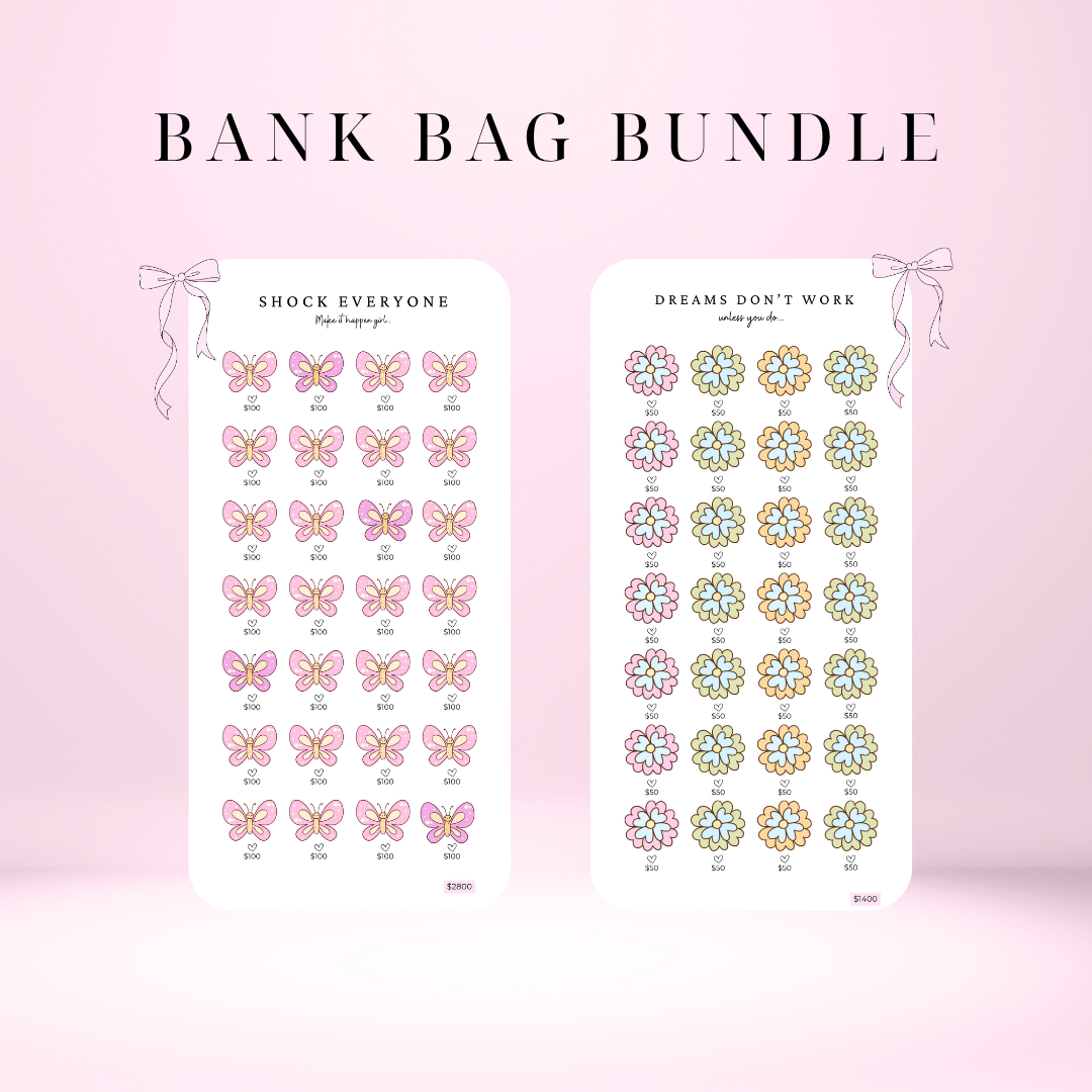Khloe Crystal Clear Bank Bag